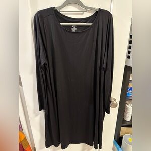 Wool& Rowena Swing Dress XXL Long - black